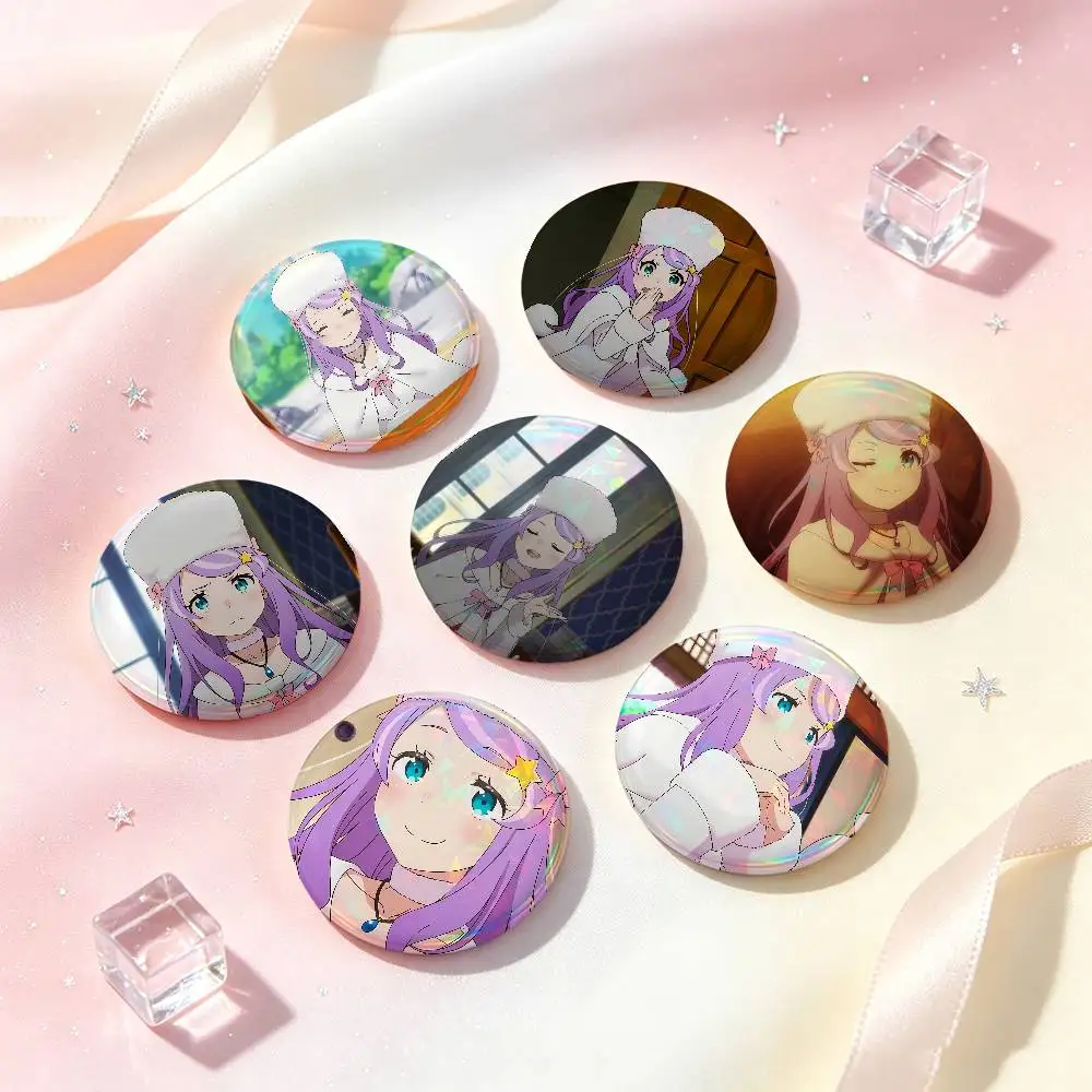 Anastasia Hoshin Anime Figure Badges Button Round Creative Pin Brooch Badge Bag Decor Accessories Fans Collect Friends Gifts
