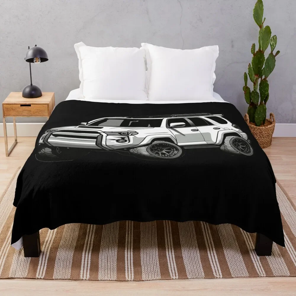 

4runner retro Throw Blanket Personalized Gift funny gift Fashion Sofas Moving Blankets