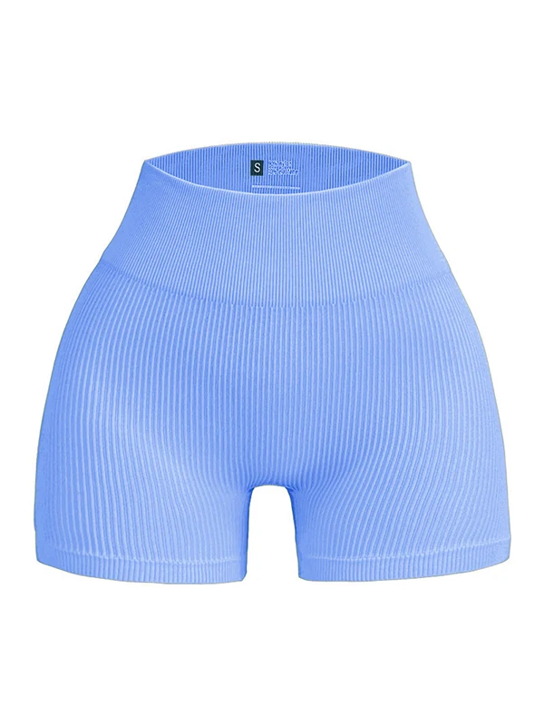 Damen High-Waist Biker-Shorts mit Po-Lifting-Effekt - Atmungsaktive, feuchtigkeitsableitende Kompressionsshorts für Laufen, Fitness & Yoga – Detail 5