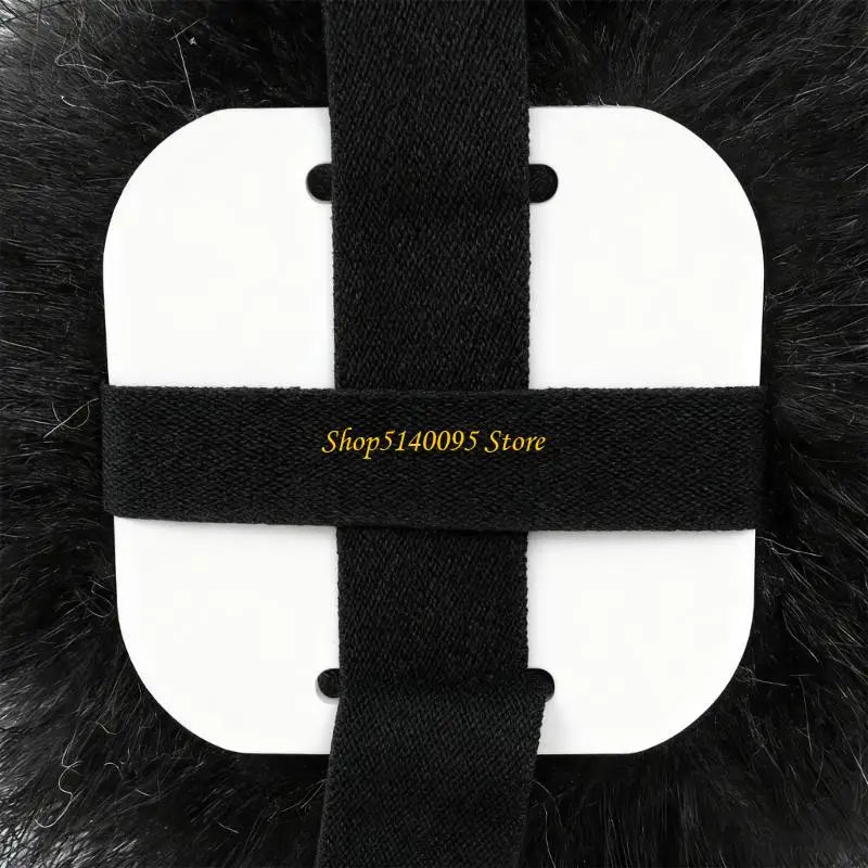 DXAE Plüsch-Kaninchenschwanz-Kostümzubehör, verstellbar für Kinder, Rollenspiele, weich, bequem, einfach zu tragen,