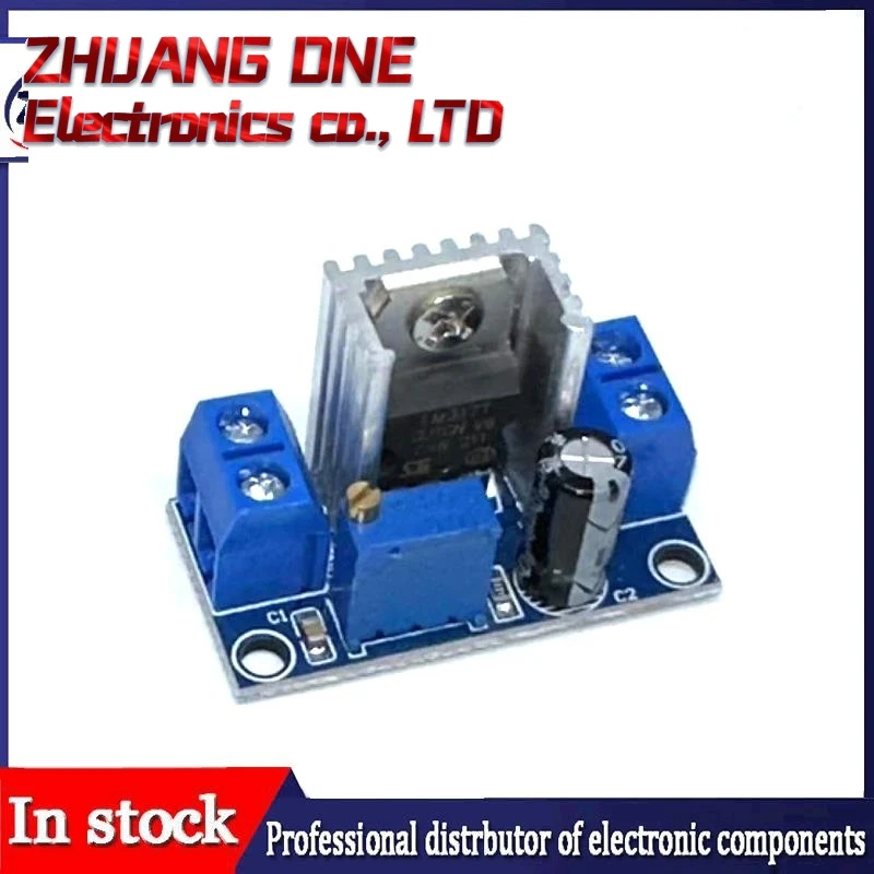 DC-DC Conversor Buck Step Down Módulo Placa De Circuito, Regulador Linear, Tensão Ajustável, Fonte De Alimentação, LM317