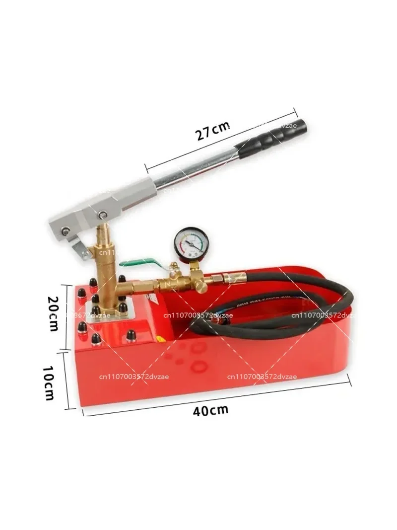 50Kg Manual Pressure Test Pump All Copper Thickened Body for Water Pipe And Pipeline Testing