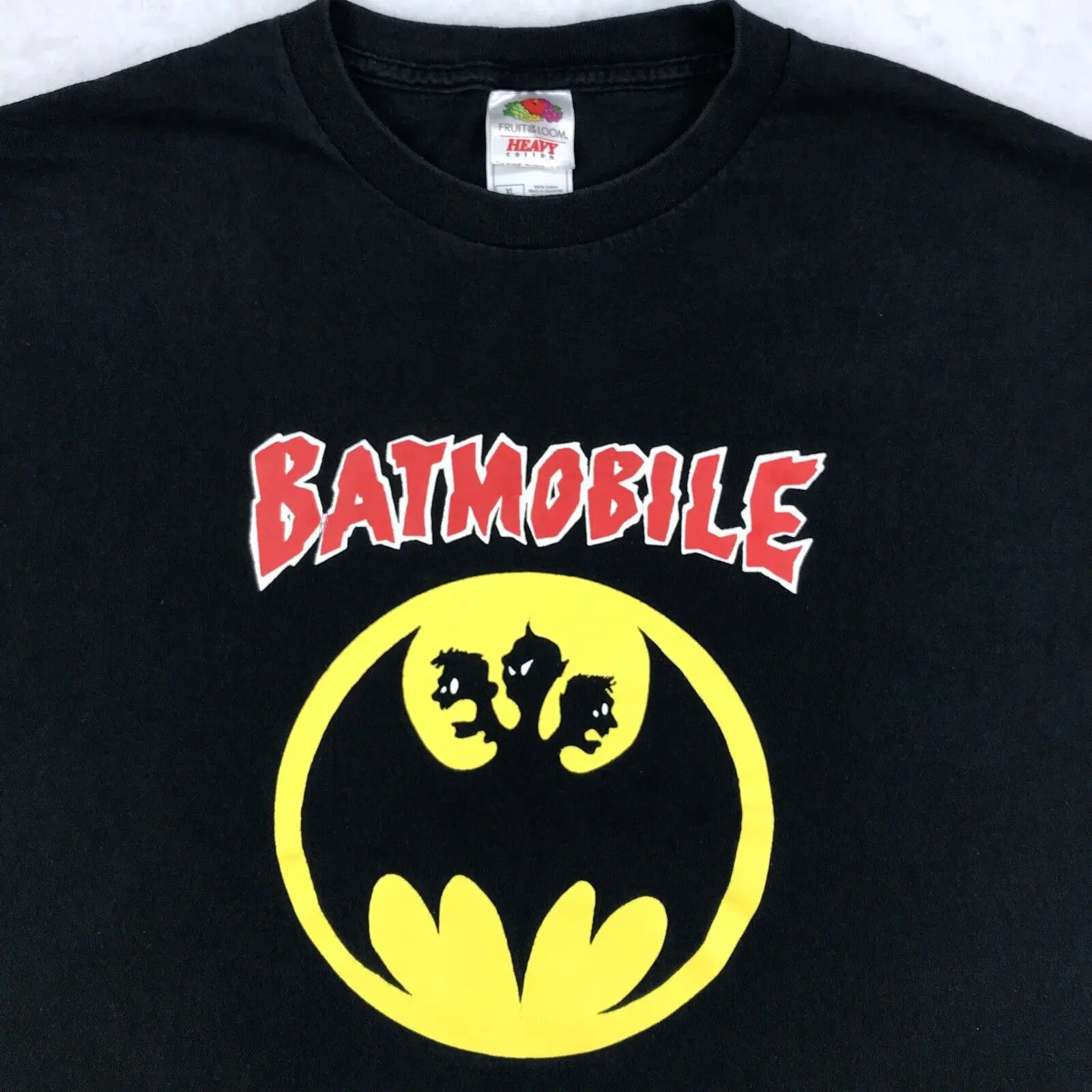 vtg BATMOBILE CONCERT T-Shirt XL dutch punk rock psychobilly tour