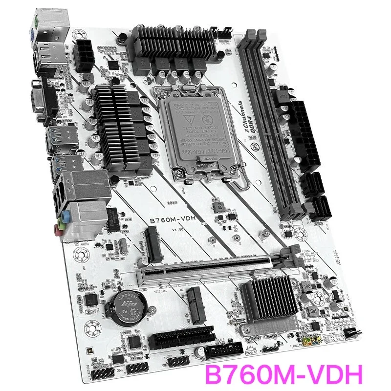 Adecuado para la placa base de escritorio JGINYUE B760M-VDH LGA1700 DDR4 B760M VDH 100% probado OK completamente funciona