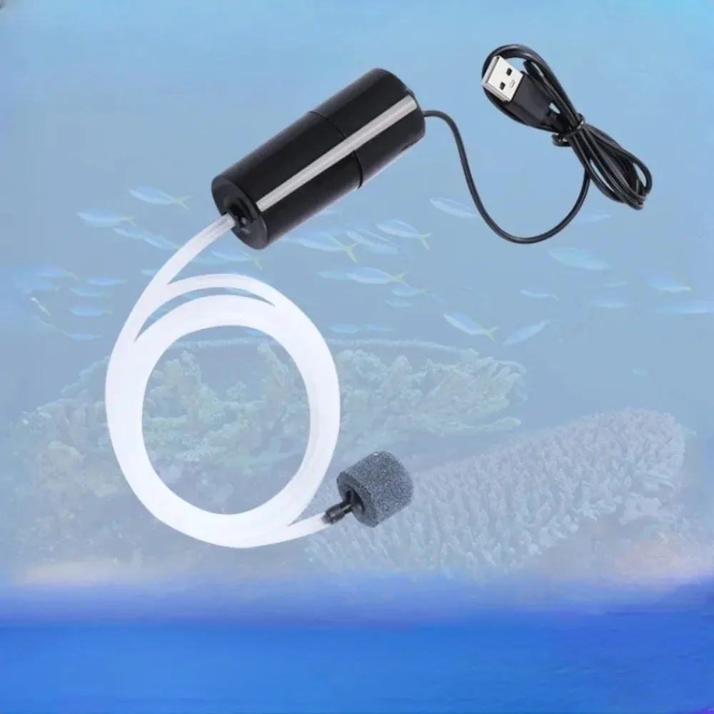 Aquarium Oxygen Air Pump Fish Tank USB Silent Air Compressor Aerator Portable Mini Small Oxygenator Aquarium Accessories 5v 1W