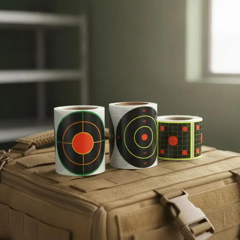 Self Adhesive Splash Shooting Target Paper Square Shape for Portable Outdoor Hunting Training Practice
