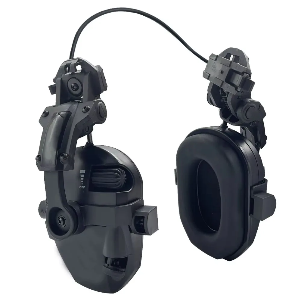 Orejeras de tiro electrónicas con fijación ARC para casco táctico - imagen 4