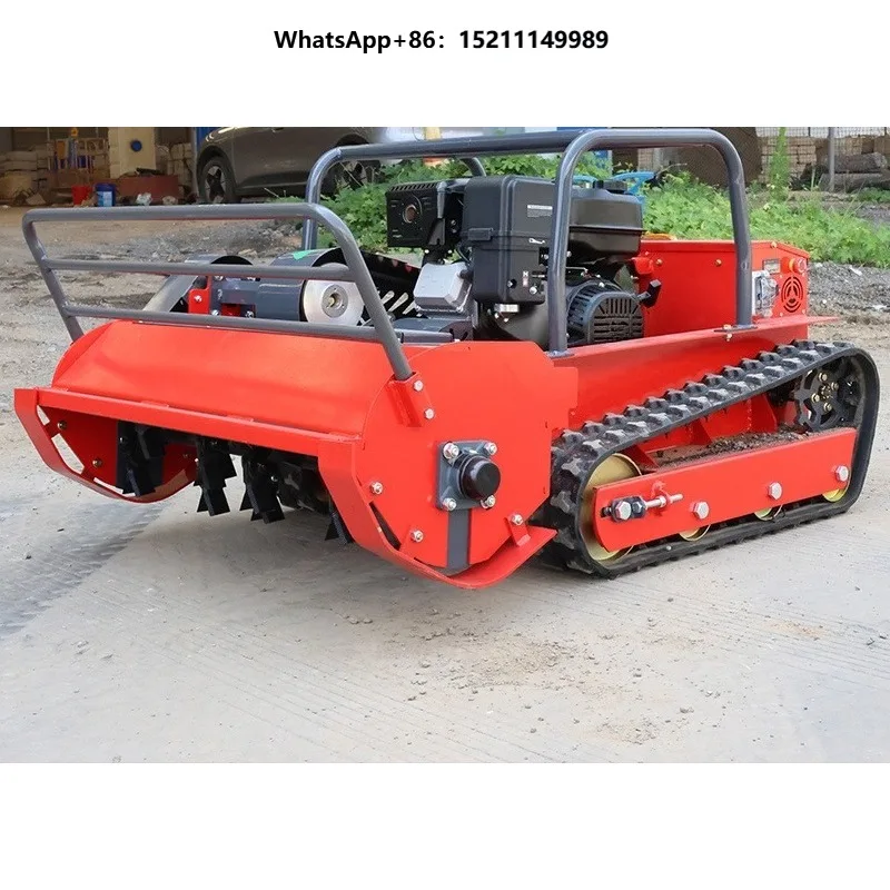 1000mm Electric Start Crawler Lawn Mower Remote Control