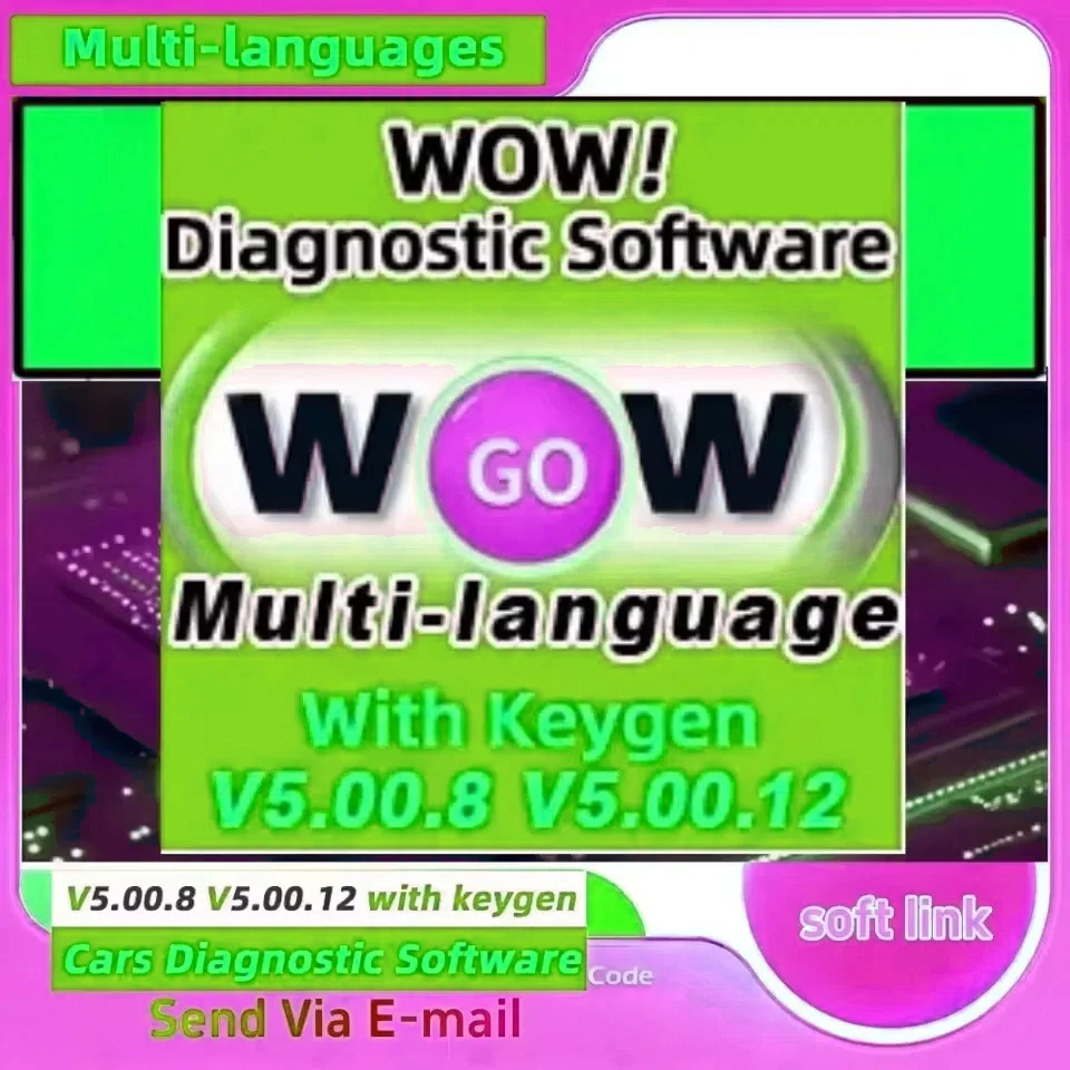 

2025 Venta caliente W-ur-th WOW V5.00.12 WOW 5.00.8 R2 Software multilingüe con Keygen para herramienta de diagnóstico de coches