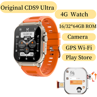 100% Original CDS9 S12 Ultra 4G Android Smart Watch with Play Store Rotating camera WiFi GPS SIM card 2.2 Inch Amoled Smartwatch