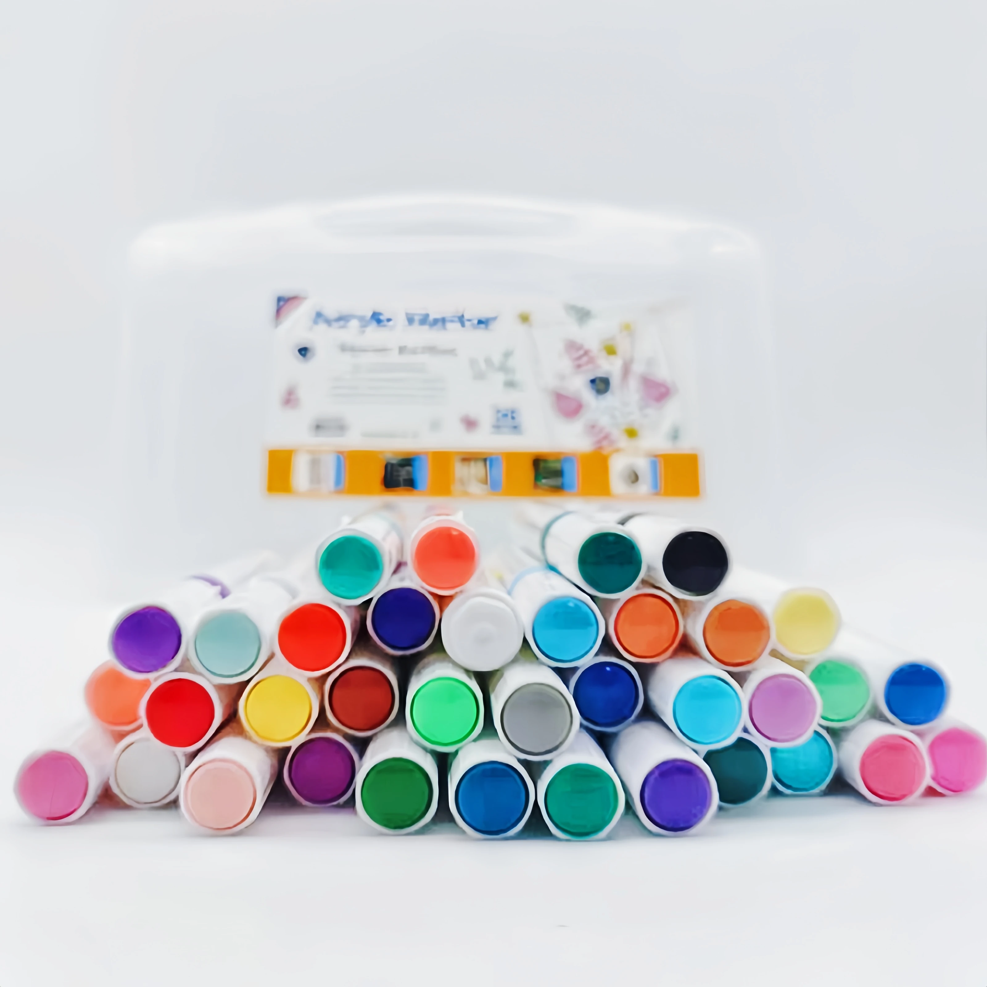 36 color acrylic marker thick set children's art drawing marker DIY Doodle pen Clay sculpture color clay pen