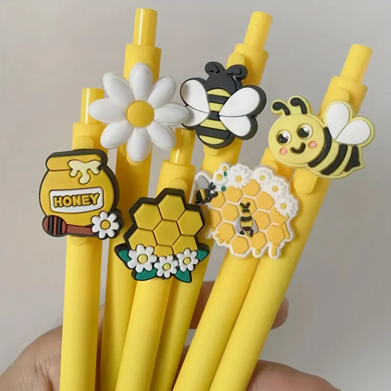 

Набор из 8 ручек Bee Neutral Pen, ручка Bumblebee с черными чернилами, подходит для подарков на вечеринки, школьных и офисных принадлежностей, а также для подарков учителям.