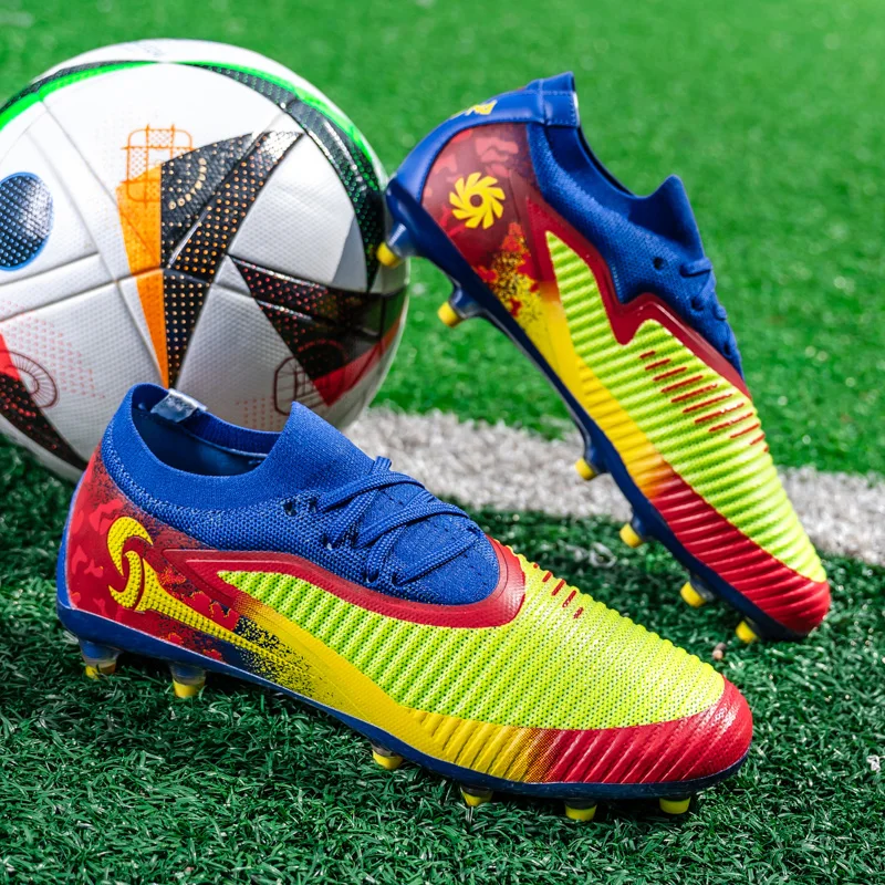 Men's Firm Ground Soccer Cleats Low-top Football Cleats FG/AG Professional Training Outdoor Lightweight Soccer Shoes