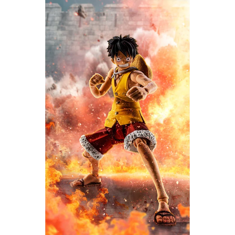 

Предзаказ: Коллекционная подвижная фигурка Bandai SHF One Piece Monkey D. Luffy Straw Hat Kid в позе сражения на вершине горы, подарок