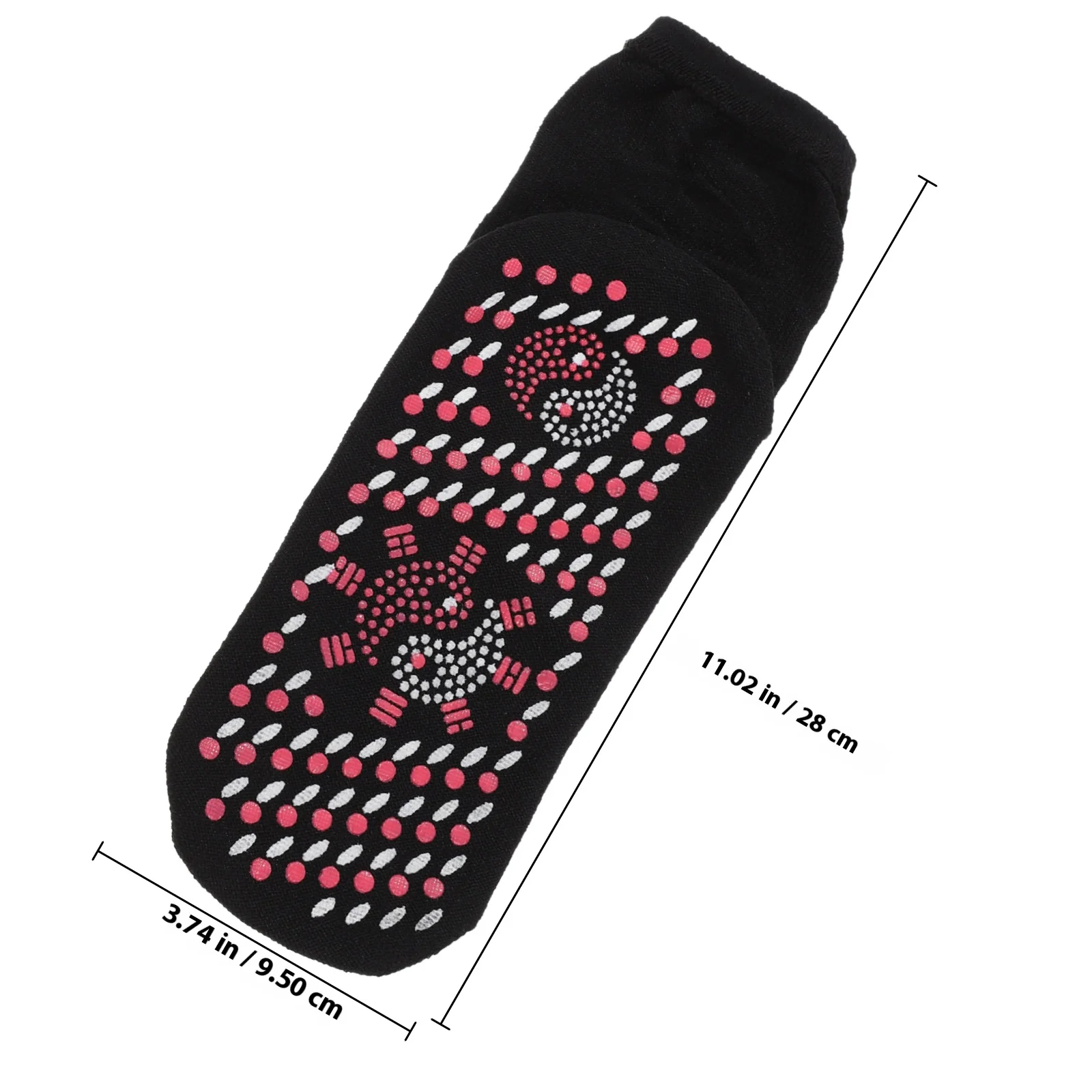 4 pièces chaussettes thermiques femmes hommes chaud chauffé hiver chaussettes respirant coton Massage chauffe-pieds confortable pour le ski randonnée