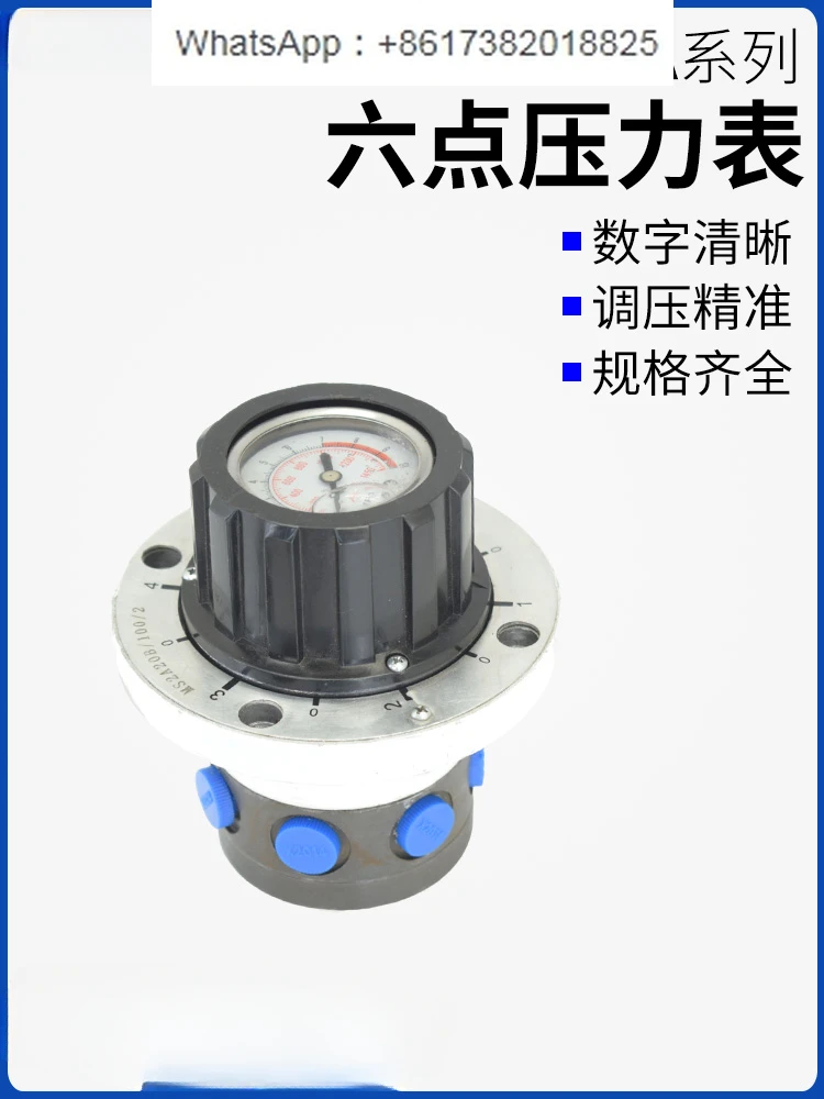 MS2A20/400 100 Six-point pressure gauge L2X metric M14 imperial G1/4 hydraulic switch 250