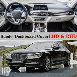 For BMW 7 Series G11 G12 730d 750 2016 - 2022 Accessories Suede Dashboard Cover Instrument Panel Dash Mat Dashmat Protective Pad