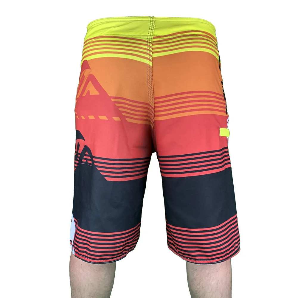 Men\'s Board Swimming Shorts Trendy De Bain Homme Bermuda Water Beach Shorts Quick Drying Pants Hawaiian Beach Vacation Wear