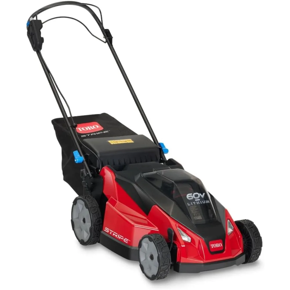 Toro 60V 21インチ ストライプ 自走式芝刈り機 - 別途バッテリーと充電器が必要