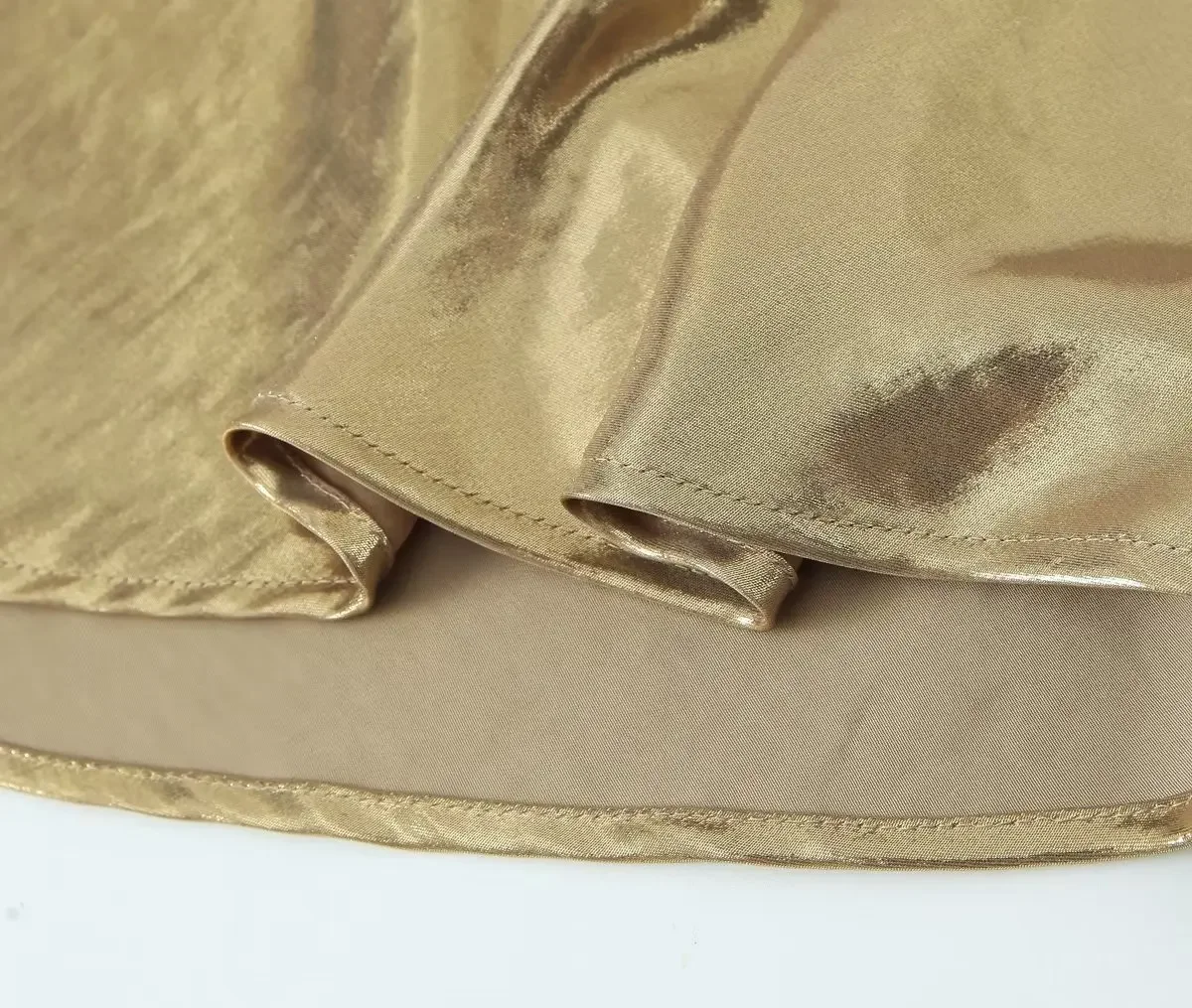 Mini abito da festa lucido tubino sexy da donna con scollo a V pieghettato abito da sera club Cami moda elegante Mujer Vestidos