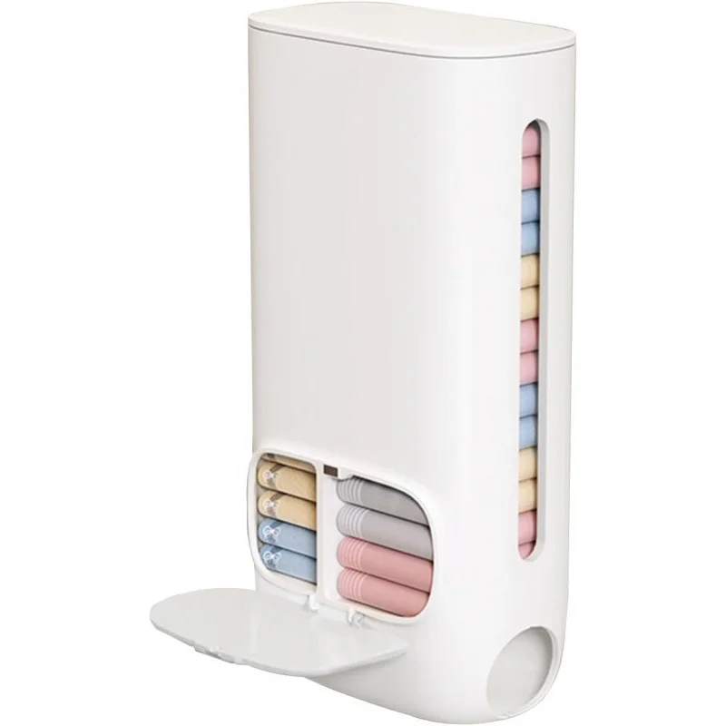 

White Wall Mounted Sock Underwear , Self Adhesive and Underpants Storage , Socks Organizer Box, Unde
