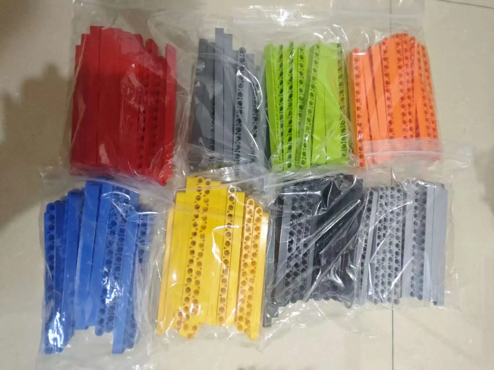 Bouwstenen Technische DIY Liftarm Dikke 1x15 Gat Arm Bricks Compatibel MOC Onderdelen Educatief 64871 32278 Monteer deeltjes