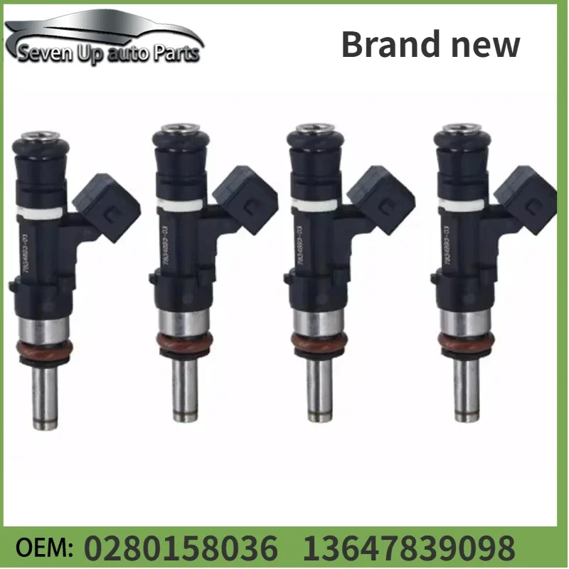 1PCS/4PCS 0280158036 13647839098 Brand new Gasoline injector for cars For BMW E60 E61 E63 E64