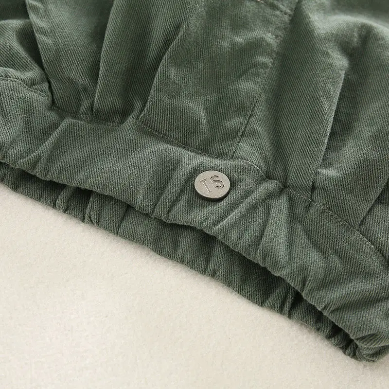 2026 Frühling Herbst Jungen Einfarbige Cargo-Hosen Koreanischer Stil Mode Vielseitige Lässige Lange Hosen Trendige Kinderkleidung – Detail 4