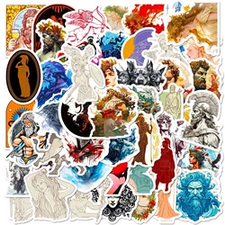 10/50Pcs Ancient Greek Mythology Aesthetics Stickers Vinyl Waterproof Stickers for Water Bottle Laptop Phone Skateboard Toy