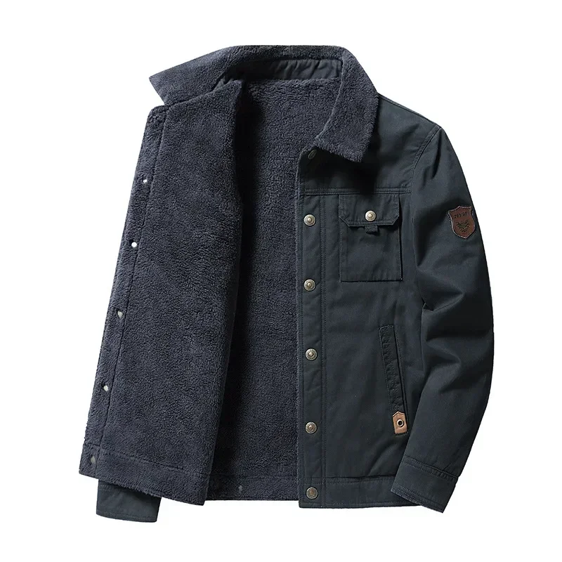 

Fleece Outerwear Winter CoatsThicker Warm Down Jackets Size Men Winter Jackets Coats Good Quality Men Cotton Casual Jackets