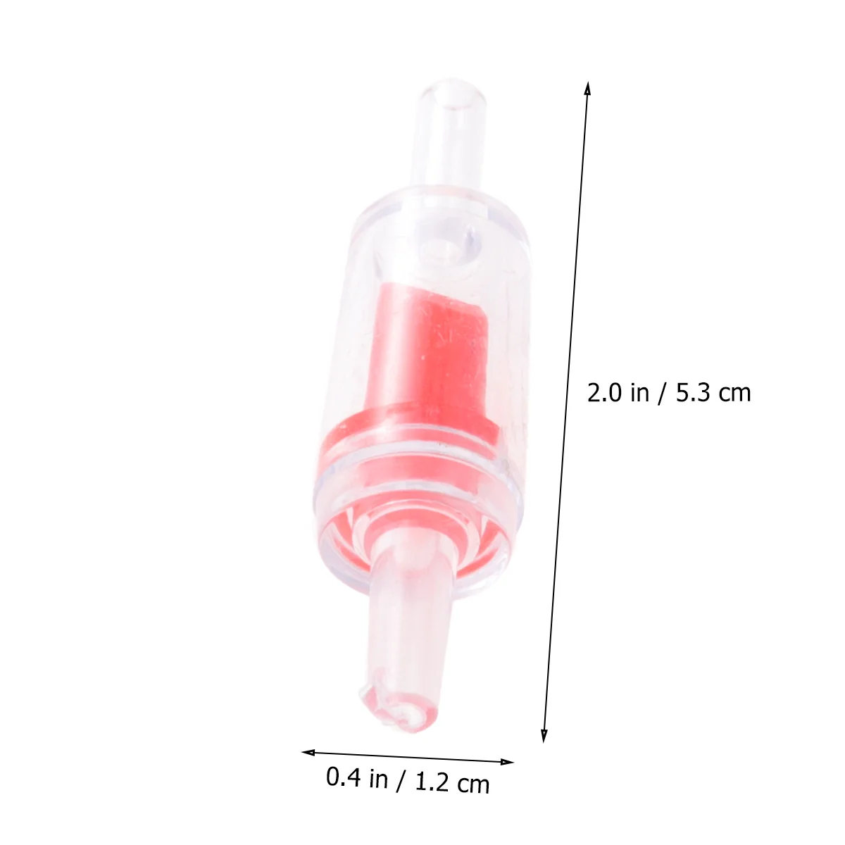 

16Pcs Transparent Aquarium Air Check Valve Plastic One Way Non-Return Valve for Fish Tank Pump Backflow Protection