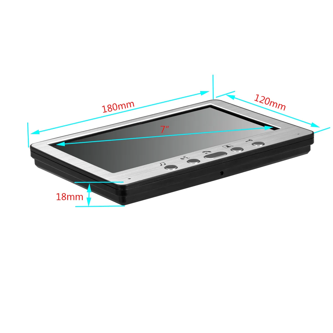 7 Zoll verdrahtete Video Tür Telefon Video Türklingel Innen monitor mit IR-CUT regens ic heren Außen kamera visuelle Gegensprechanlage ﻿