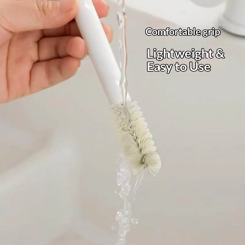 Dual‑End Gap Cleaning Brush Multi‑Purpose Small Scrub Brush for Bottle Lid Rice Cooker Kitchen Crevice Washing Tool