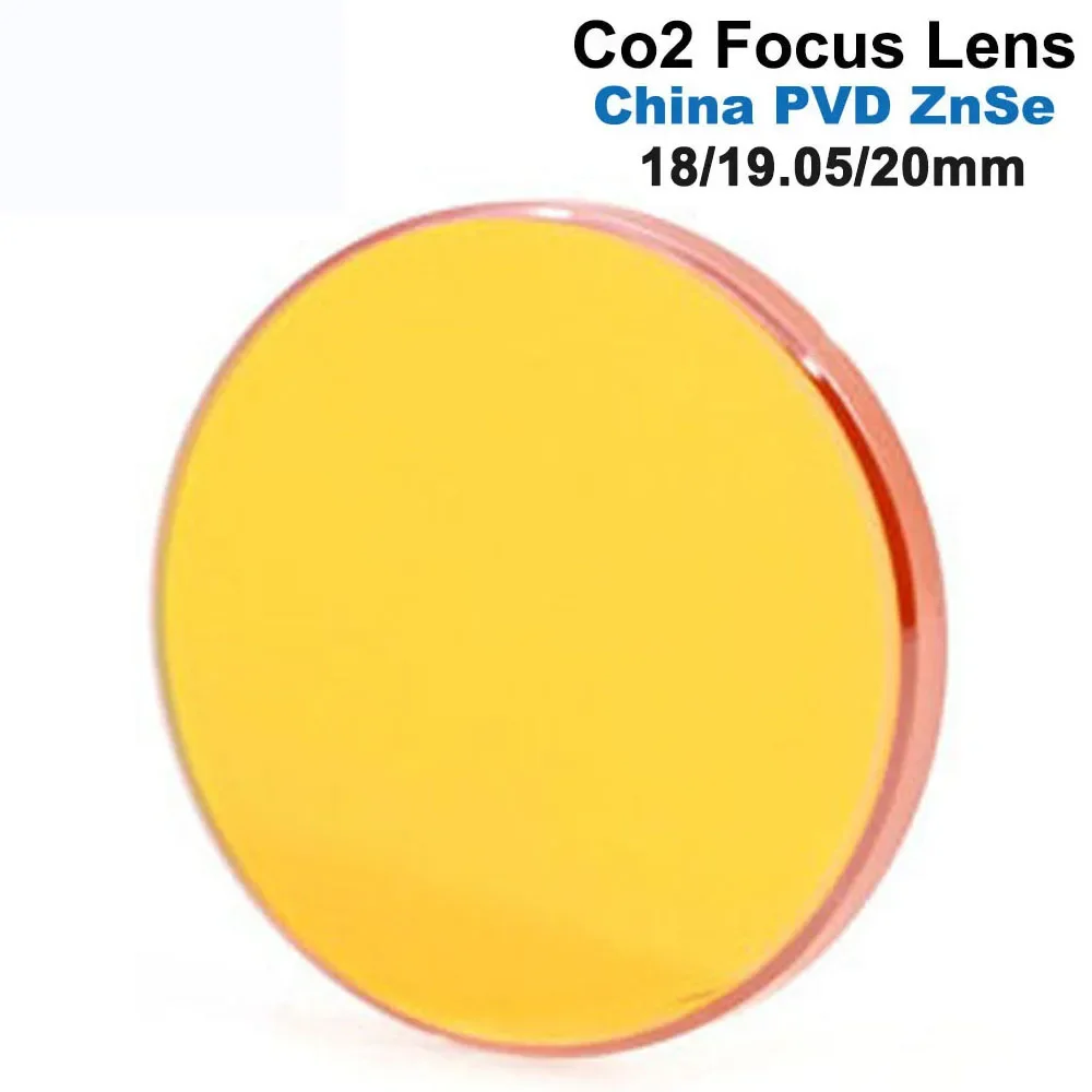 China ZnSe CO2 Laser Focus Lens Dia.12 18 19.05 20 mm FL38.1 50.8 63.5 101.6 127mm 1.5 - 4