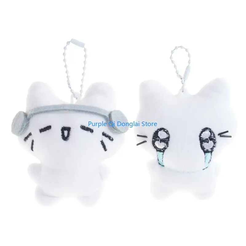 L21E Plush Bag Pendant Cats Car Decorative Pendant Plush Texture for Daily