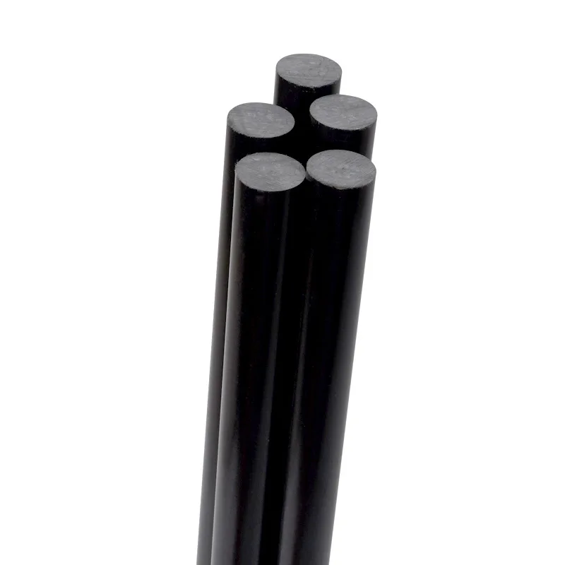 10PC Black Glass Fiber Rod All Diameters 1mm-13mm Solid Fiberglass Round Bars Arch Tent Mosquito Net Bracket Length 500mm