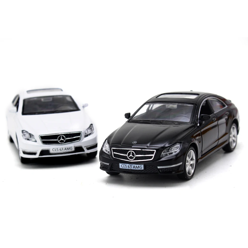 Модель игрушечного автомобиля Mercedes Bens CLS63 под давлением из сплава, модель игрушечного автомобиля с тяговым эффектом, игрушки для мальчиков, подарки для детей, коллекция 1/36