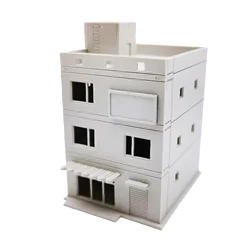 1/64  Scale Buildings Train Railway Layout Model House 2024 NEW Assemble model Toys