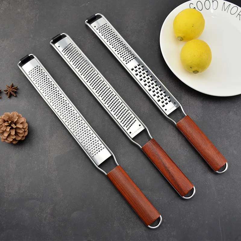 Lemon Zester Grater Heavy Duty Kitchen Tool for Cheese,Ginger,Garlic,Chocolate,Vegetables Fruits Stainless Steel Butter Grater