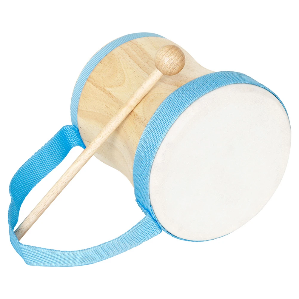 

Wooden Drum Hand Percussion Instrument Sheepskin Drumhead Durable Music Tool Practice Performance Rhythm Learning Adults