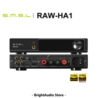 SMSL RAW-HA1 DAC AMP Headphone Amplifier MQA MQA-CD Decoder XU316 PCM768 DSD256 BT5.1 Support LDAC APTX/HD SBC AAC