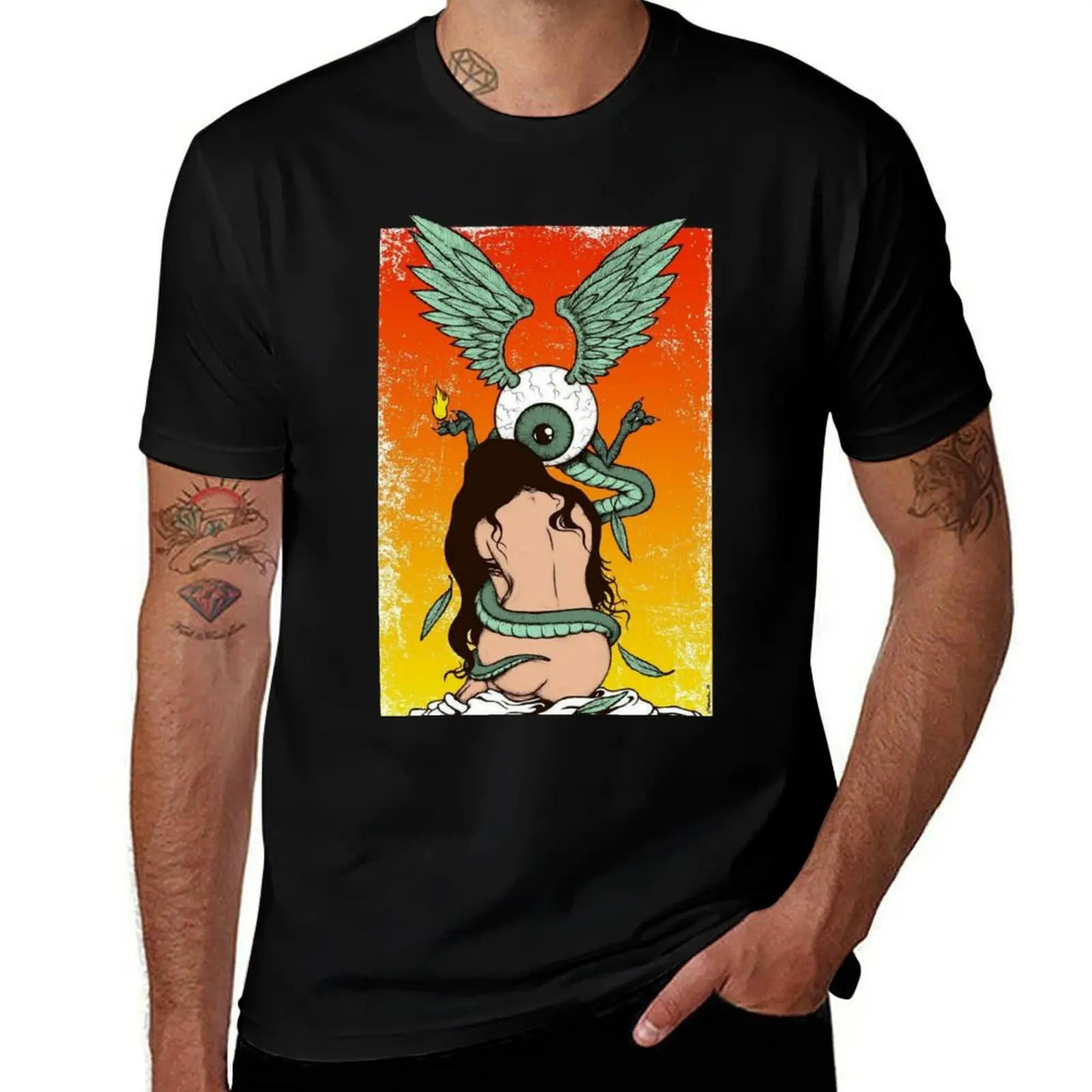 

Original Qotsa T-Shirt Clothing shirts graphic tees street wear anime clothes mens t shirts top quality
