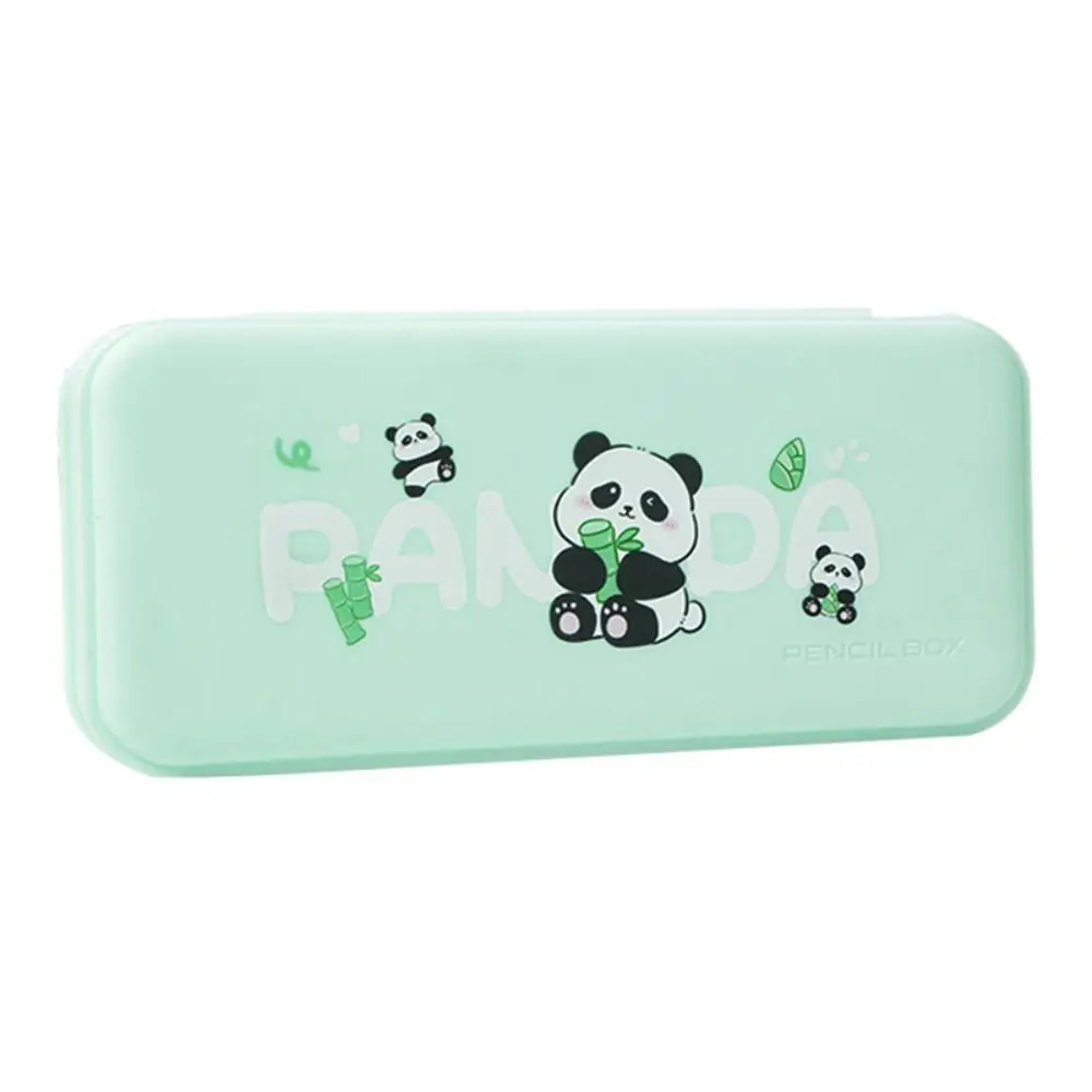 Durable Cute Panda Stationery Pencil Case Creative Cartoon Storage Pouch High Appearance Level Multi-functional Pen Bag Student