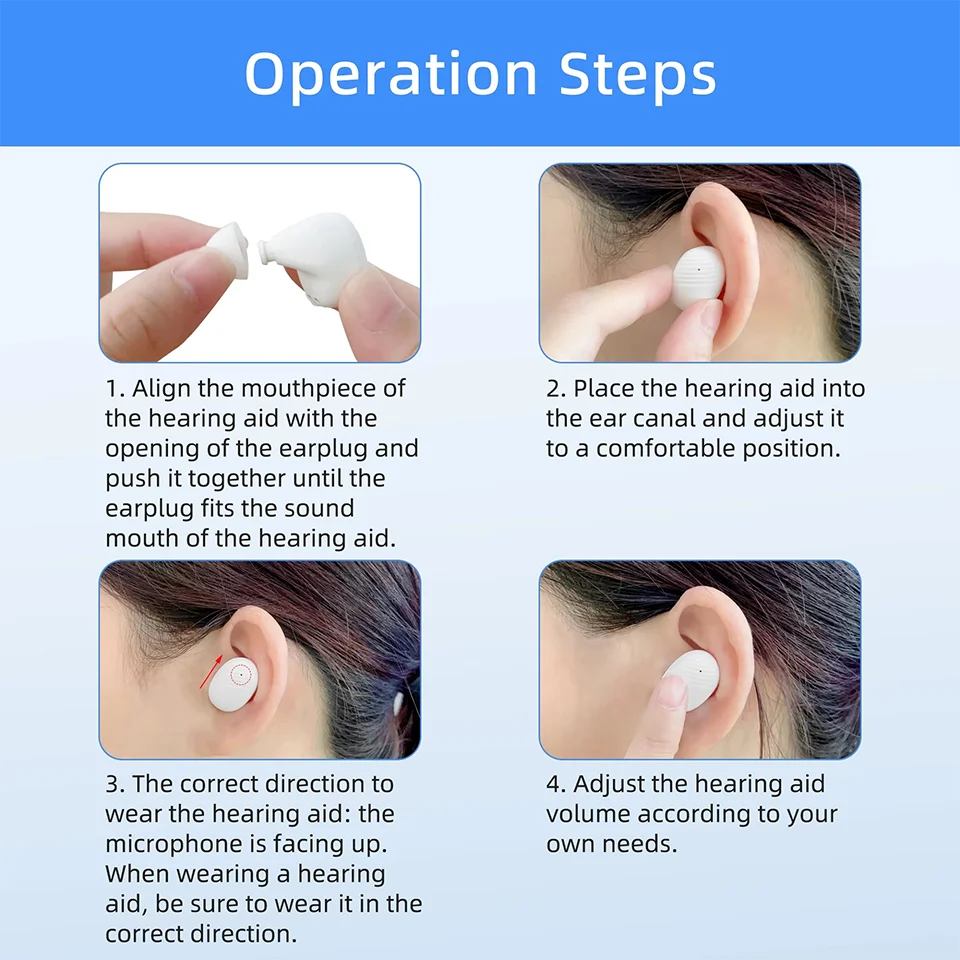 16 Channel Hearing Aid TWS Magnetic Digital Display With Noise Reduction Function Suitable For Mild To Moderate Hearing Loss