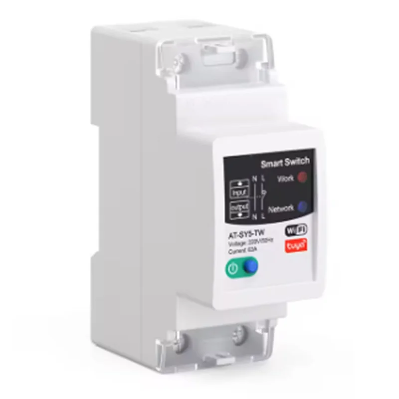 【Buy It-Now!】Tuya Smart Circuit Breaker 2P 63A Remote Control Of Home Appliances For Smart Life APP CNMIBO