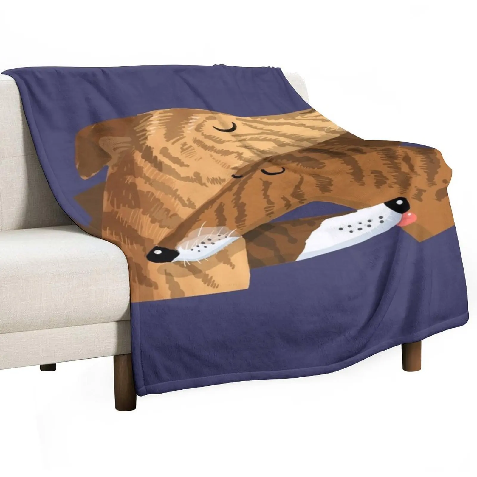 

Brindle-ish Allsorts Throw Blanket christmas decoration Luxury Designer Plaid Luxury Brand Blankets