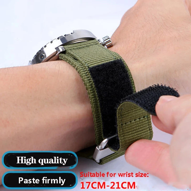 Applicable for P-an-rai B& R Nylon BR Watch Band Rugged Outdoor 24mm Watchband Wristband Sports Bracelet Waterproof Strap