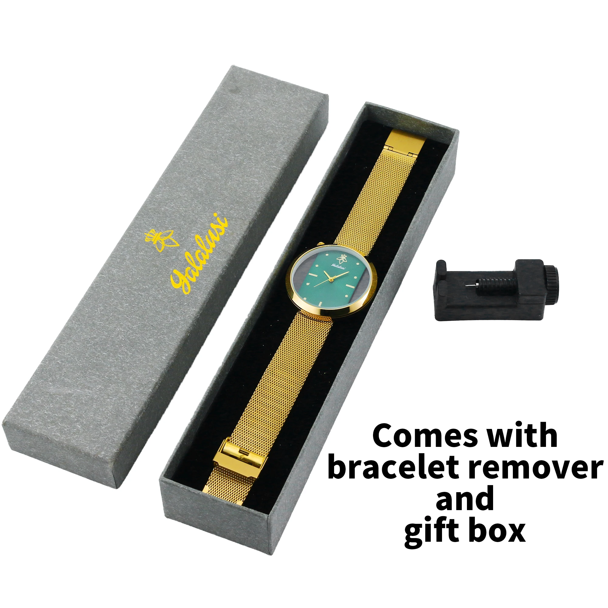 YaLaLuSi 패션 심플 골드 메쉬 여성용 시계 슬림 - Luxury Watch Gift For Her 리뷰 및 가격