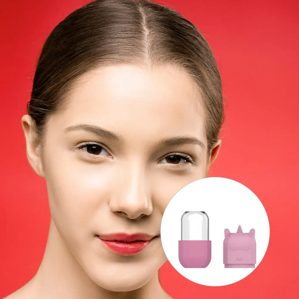 

Compact Unicorn Shape Face Silicone Skin Care Massager Redness Relief Puffiness Reduction Portable Beauty Gift Idea