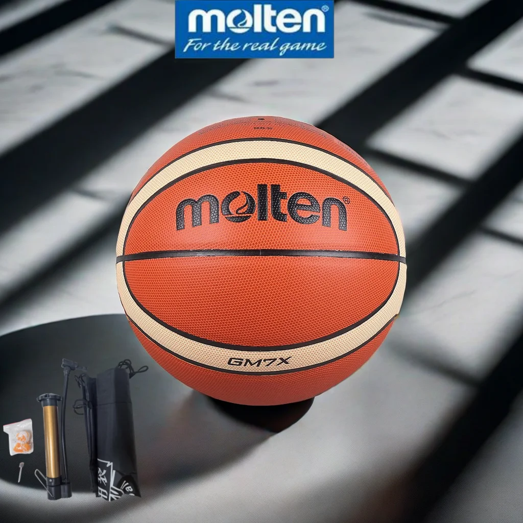 Molten Competition Basketball GM7X no.7 Standard with Design, Training Ball, Outside cement Training, Primary Official balls